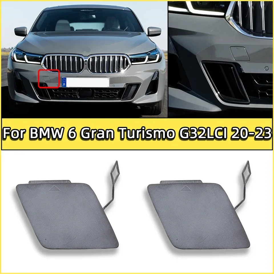 Car/Auto Bumper Towing Hook Cover Cap Lid For BMW 6 Series Gran Turismo GT M G32 Lci 2020 2021 2022 2023 Hauling Trailer Shell