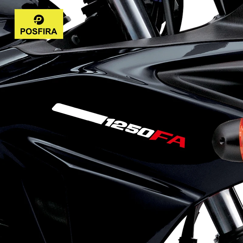 POSFIRA Motorcycle Fairing Stickers Vinyl Decals for Suzuki GSX 1250 FA GSX1250 FA GSX1250FA 2011-2018 Motorbike Accessories