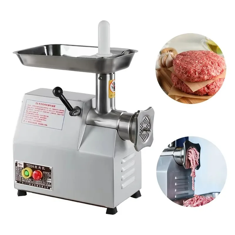 Automatic Commercial Meat Processing Machine Desktop High Power Electric Grinder For Minced Meat Stuffing And Sausage Production
