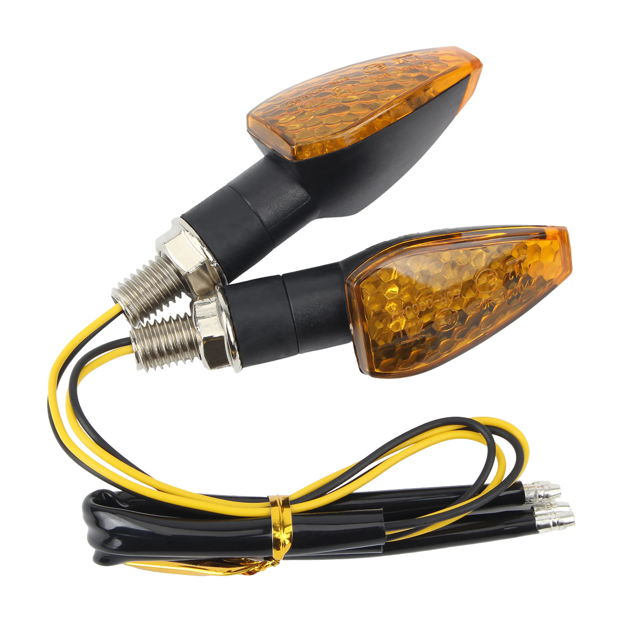 E-mark 12V Universal Motorcycle Turn Signals Approved Turn Signal Light LED Turn Signal Indicator Applicable To Most Moto Models