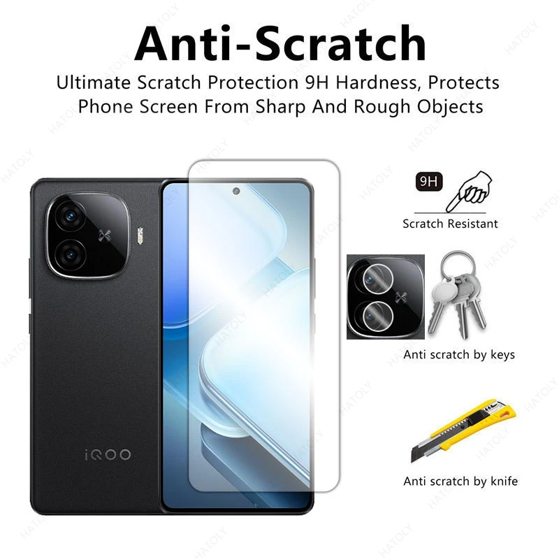 For Glass vivo iQOO Z9 Turbo Tempered Glass For vivo iQOO Z9 Turbo Full Glue Ultra-thin Phone Screen Protector For iQOO Z9 Turbo