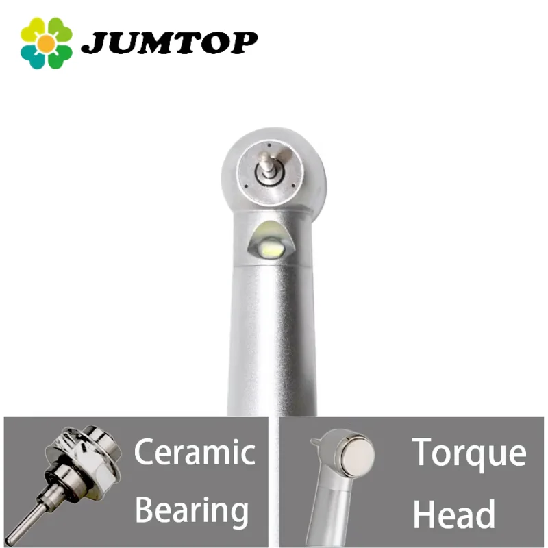 

Dental High Speed Handpiece Push Button Three Water Spray E-generator Air Turbine Handpieces 2/4 Holes