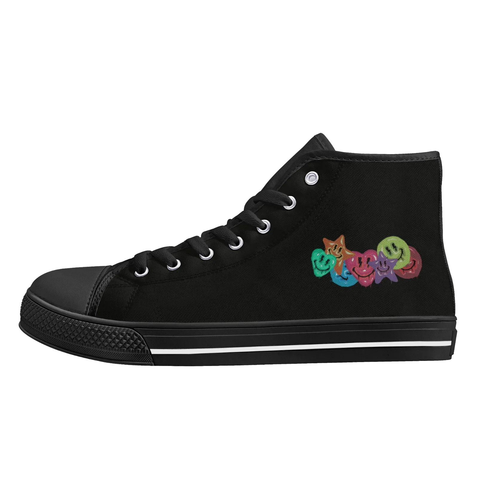 

Custom Shoes Cute Design Women's Classic High Top Canvas Shoes Teenage Girls Vulcanized Shoes Flats Sneakers Footwears