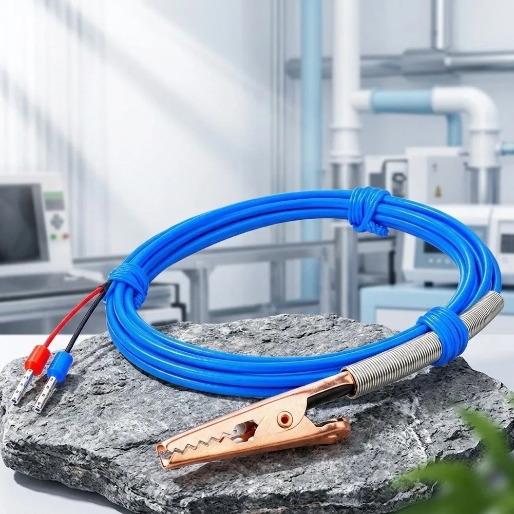 PT100 Thermistor Temperature Sensor Stainless Steel PTFE Line For Watertight 4x50mm For Industrial Air Quality Monitoring Parts