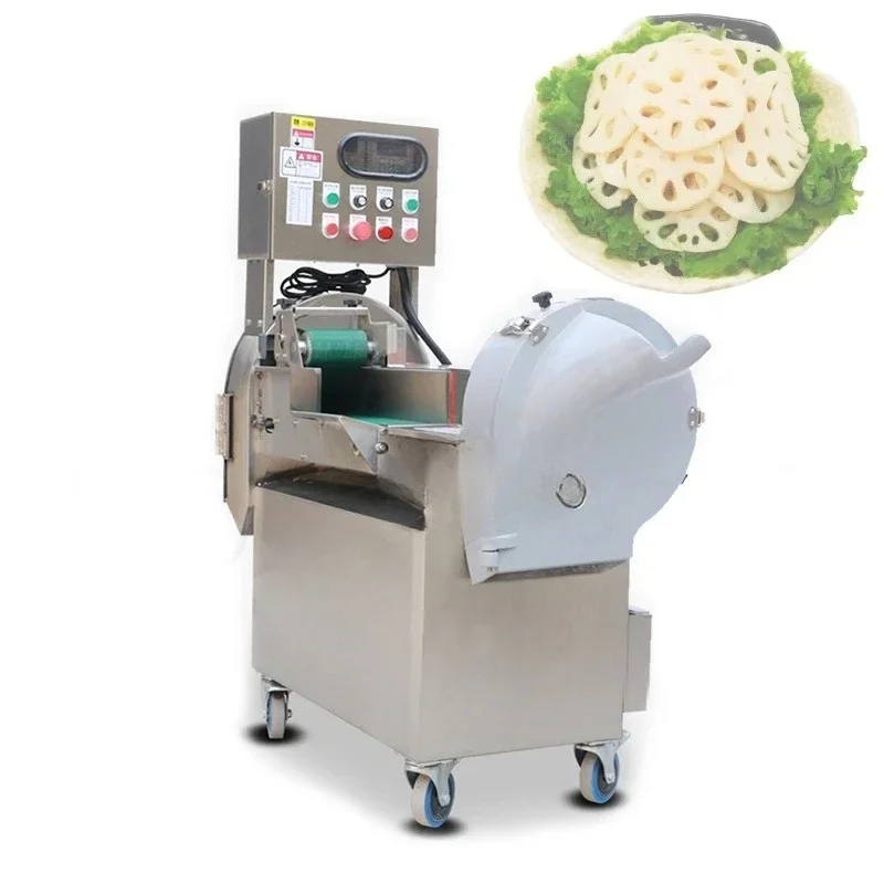 

Double Headed Multi Function Automatic Cutting Machine Commercial Electric Potato Carrot Ginger Slicer Shred Vegetable Cutter