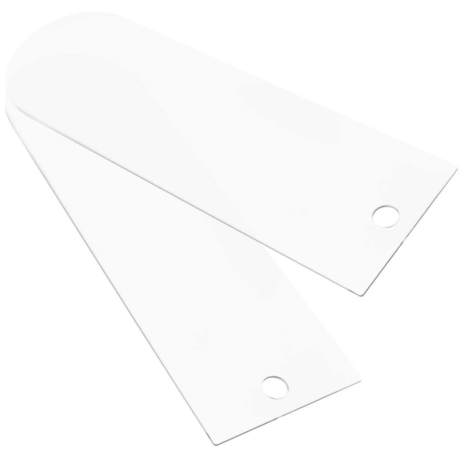 

2pcs Display Panel Transparent Acrylic Hanging Board For Organizer Wall Mount Space Saving Stocking Hanger Sock Hanging Prop