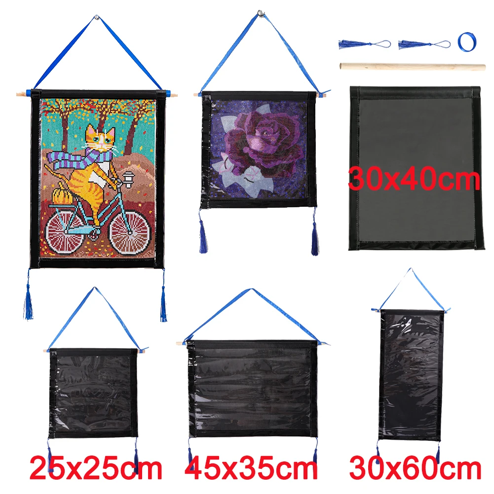 Diamond Painting DIY Wood Photo Frames Poster Hanger Decor Diamond Embroidery Home Decor Hanging Picture Painting Storage Hanger 