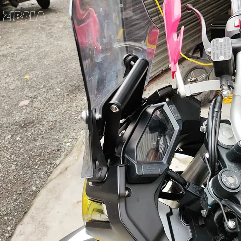 

For Loncin Voge 300 Rally 300 GY 300Rally GPS Handlebar Bracket Navigation Stand Holder GPS Navigation Plate Bracket Support