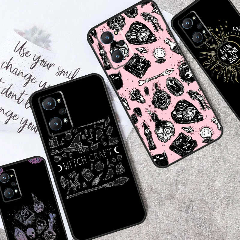 Witchcraft Dark Witch For Realme C55 C53 C35 C33 C30 C25s C21Y C11 C15 GT3 GT5 GT Neo5 9 10 11 12 Pro Plus Case