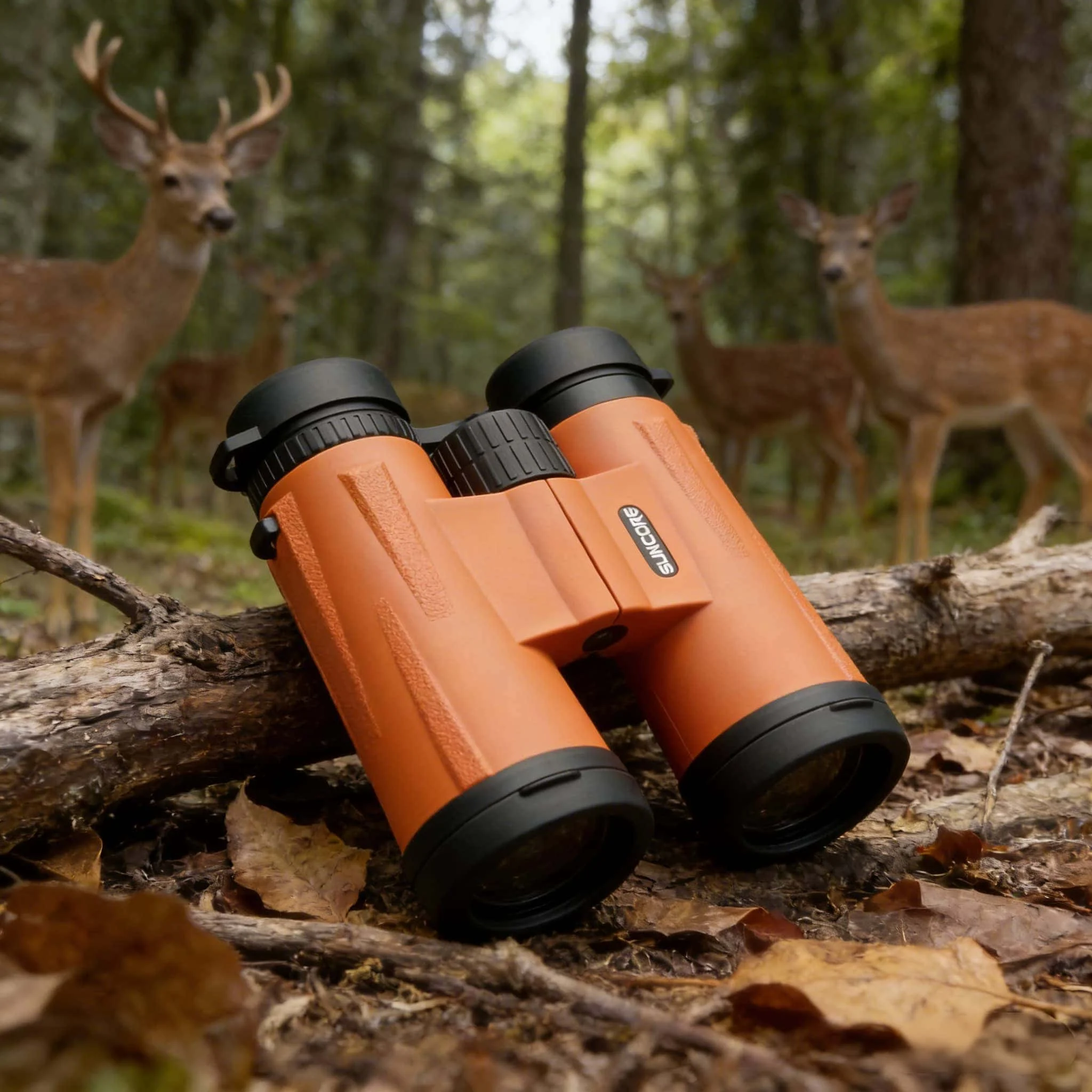 

Оранжевый бинокль 10x42 с широким полем зрения на большие расстояния, идеально подходящий для наблюдения за дикой природой, концертов, наблюдения за звездами