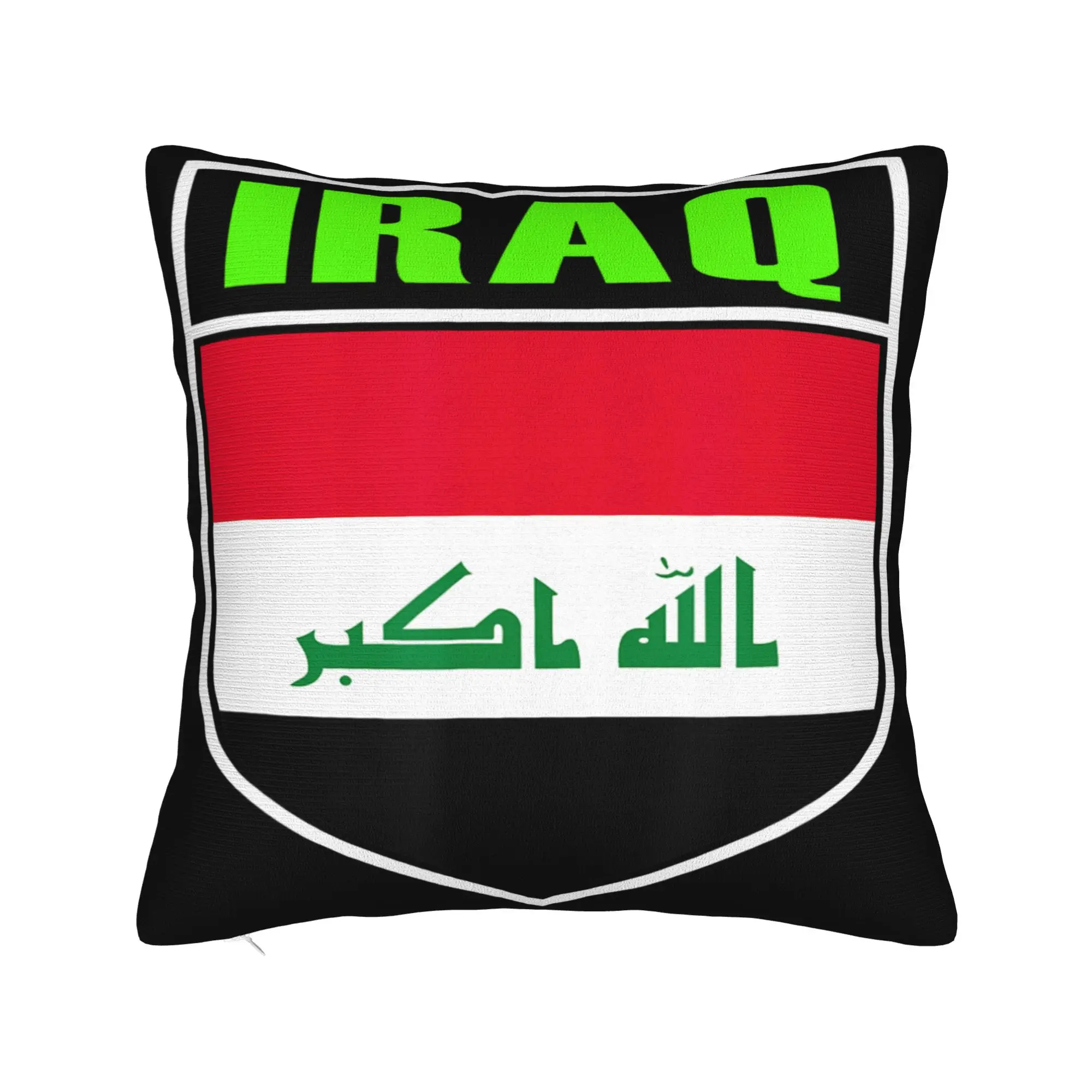 Iraq Flag Pillow Cover Stuff Printed Cushion Cover Decorative  Pillow Case Cover Home Multi Size