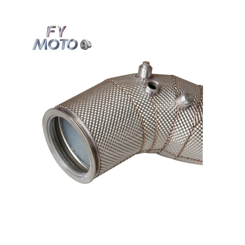 For Audi RS6 RS7 C8 4.0 TFSI V8 2022+ With OPF With Heat Shield Catted Downpipe