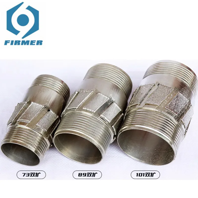 73 89 101 108ท่อคู่ชุบด้วยไฟฟ้าเครื่องคว้านเพชรหลอดกึ่งรวมท่อแกน coring Core Tube คู่