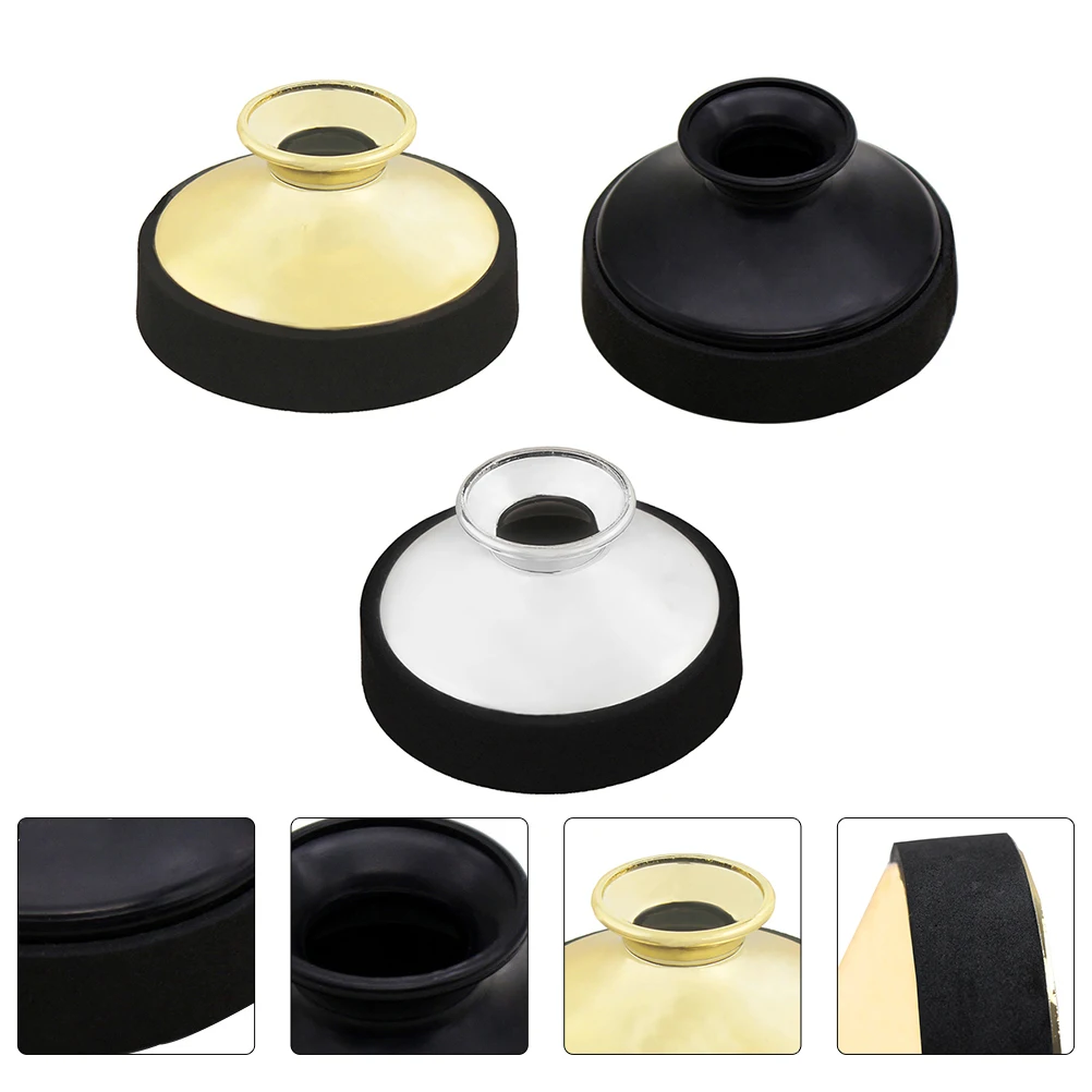 

3pcs Mute Instrument Accessories Sound Alto Muffler Accessories Practice Abs Noise Remove Tool Instrument Parts