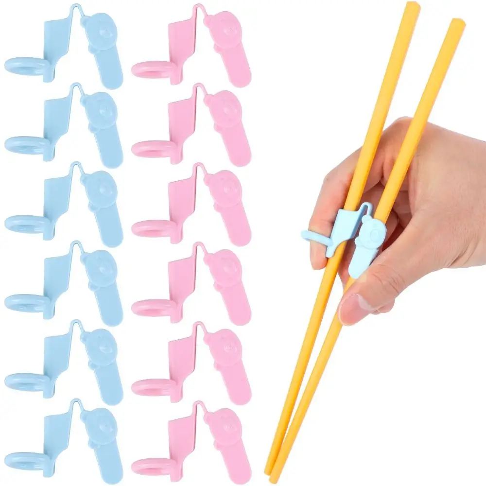 3pcs/pack Silicone Training Chopsticks Connector Reusable Chopsticks Corrector Finger Cover Children's Training Chopsticks images - 6