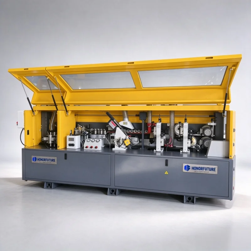 Woodworking Cabinet Furniture Edge Banding Making Machine Panel Wood Automatic Edge Banding Machine with Pre-milling