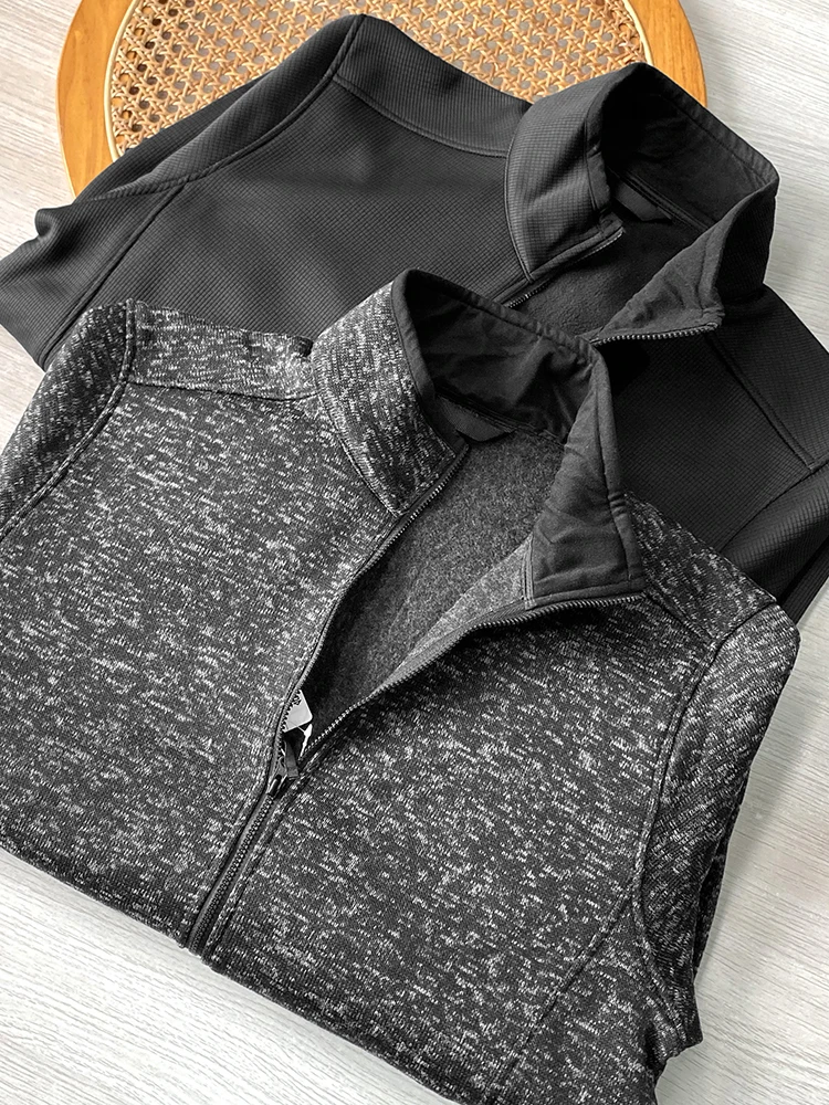 

Уличная трикотажная куртка с воротником-стойкой на подкладке, мужская весенне-осенняя модная повседневная одежда Faion Urban Sle Long Sve Stand Fit