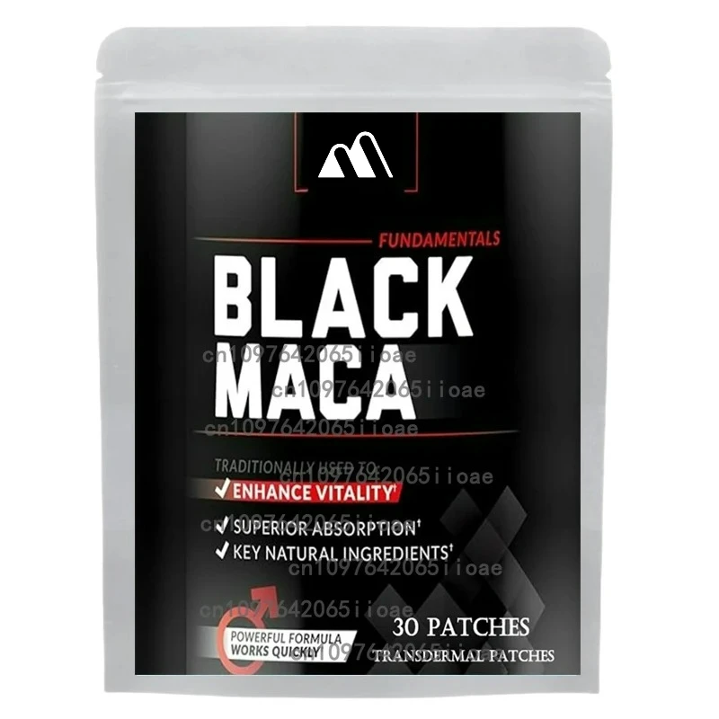 30 cerotti Toppe transdermiche complesse di maca nera Integratore vitale per uomo