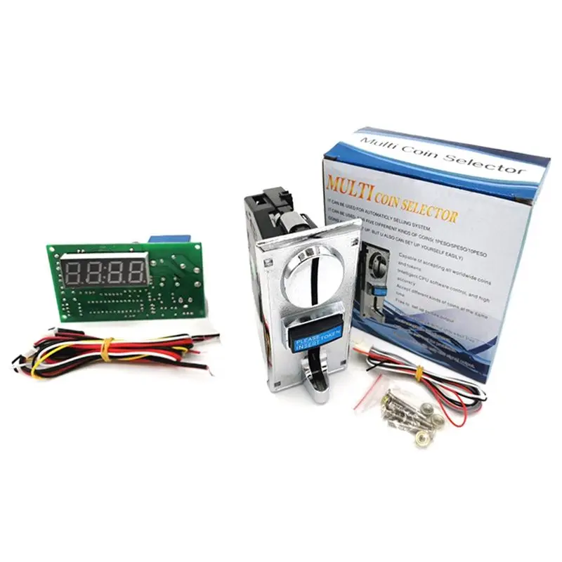 

A65G-Multi-Currency Coin Acceptor Time Control Board Massage Chair Washing Machine Time Control Box Accessories
