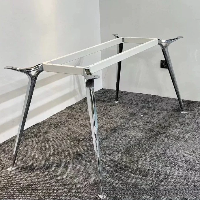 desk foot aluminum alloy table leg electroplating manager desk bracket conference desk foot paint 2 feet cabinet 1800 * 800