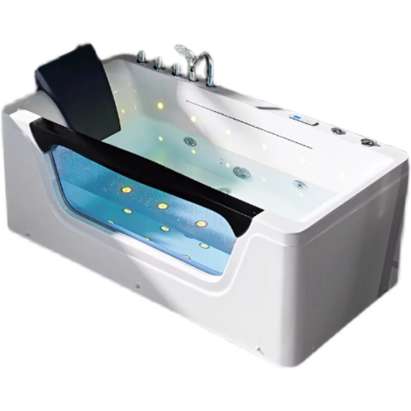 Small Unit Bathtub, Surfing Massage, Constant Temperature Heating and Insulation, Independent Hotel and Homestay Large Bathtub