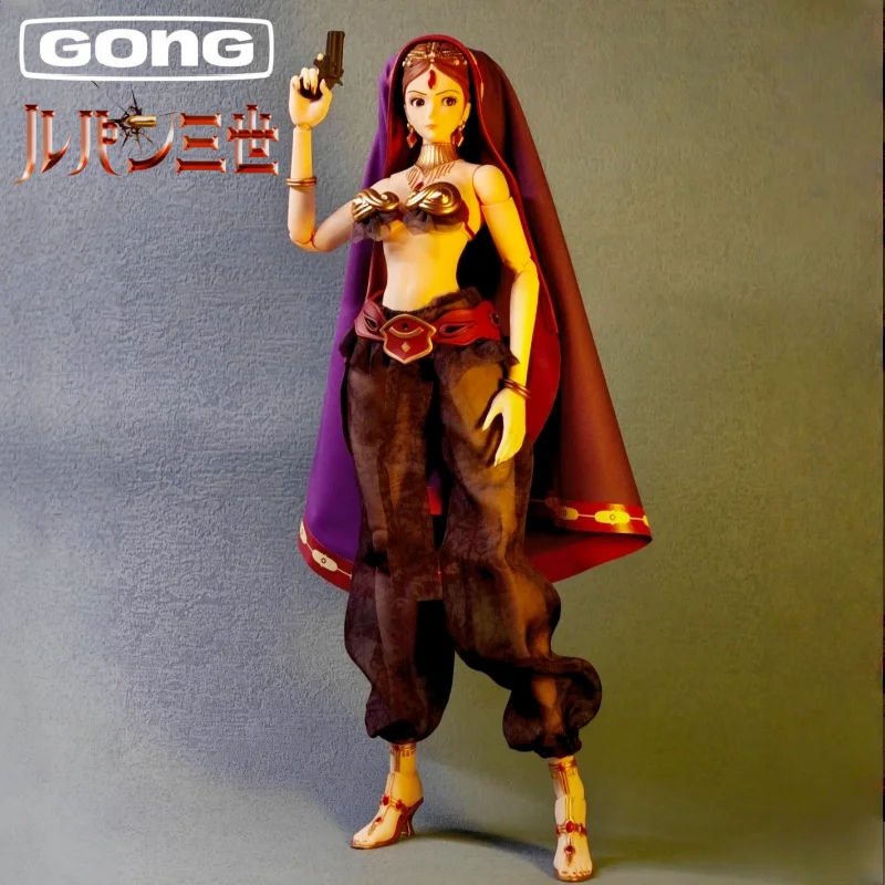

Fujiko Action Figure - Gong Mine Original in Stock Collectible Toy with Accessories Movable Joints from Lupin III Rupan Sansei