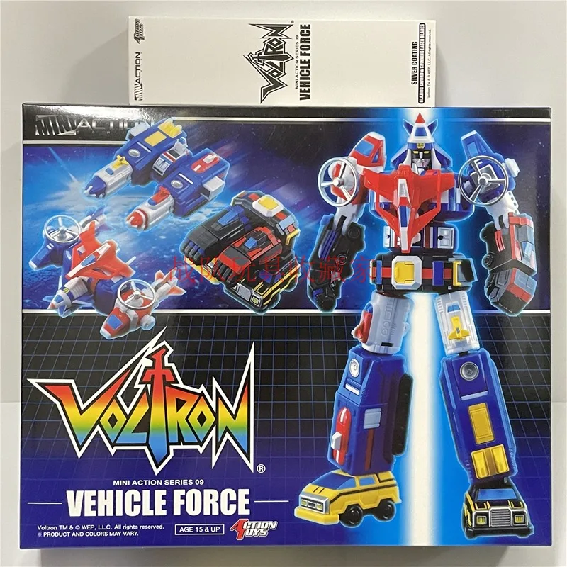 En Stock, Juguetes Originales Bandai, Dairugger Voltron Mecha Fleet Daleka 15, Muñeco Móvil Desmontable, Regalo para Niños