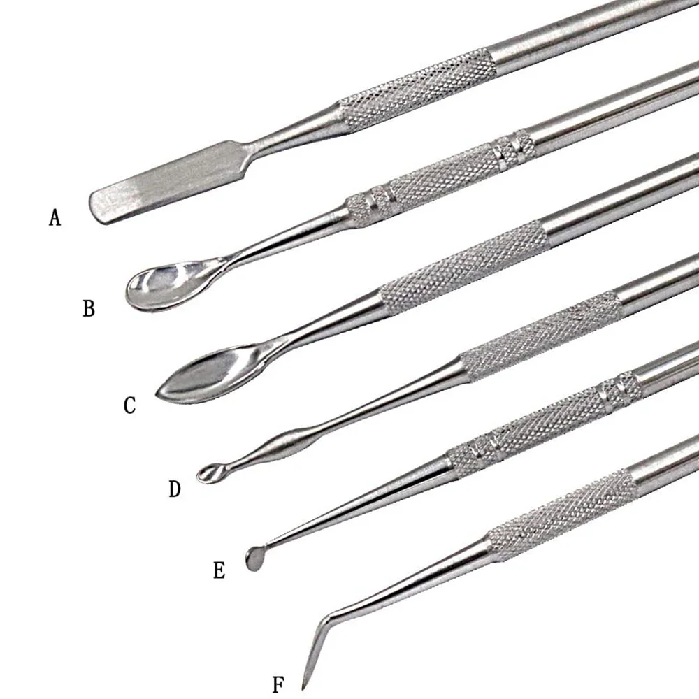Imagem -03 - Double Ended Dental Wax Carvers Grupo Modelagem Ferramentas de Escultura Dental Picks Polymer Pottery Clay Carving Tool 12 Pcs