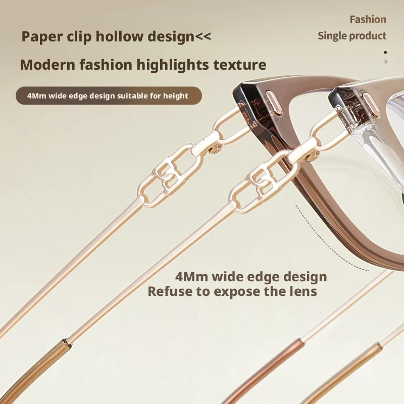 YCFoya, gafas ópticas de carey a la moda para mujer, monturas de gafas tipo ojo de gato para mujer, gafas graduadas 00480