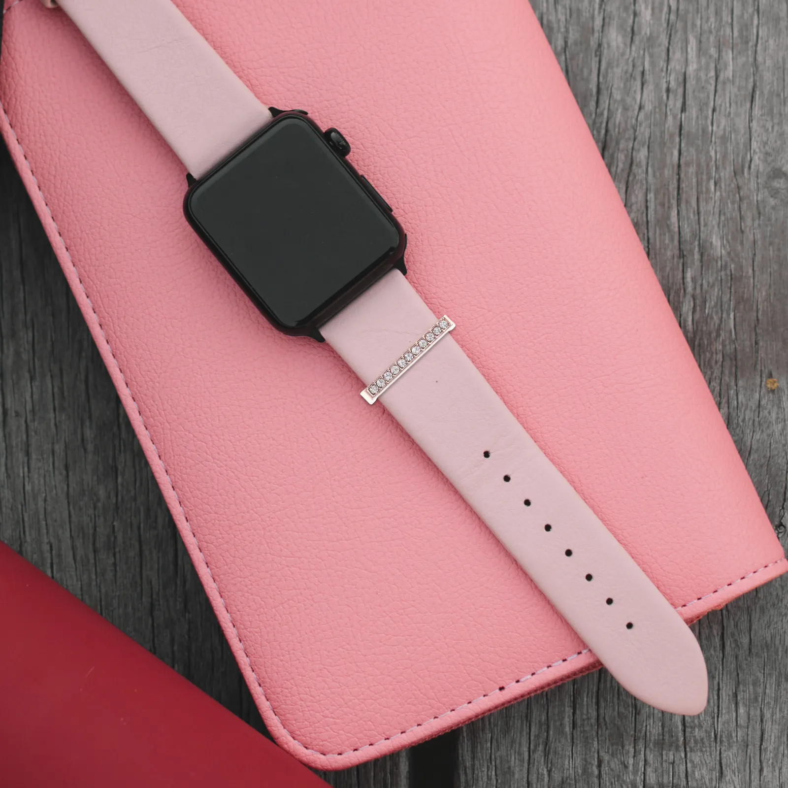 Resistance Loop Mini Band - 4Pcs Mini Watchband Charms Alloy Strap