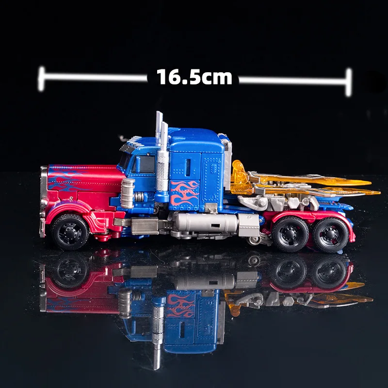 Transformer Toys BaiWei 6022A SS05 KO Optimus Robot Deformation Model OP Commander 17cm Action Figure Alloy Car Kids Boy Gift