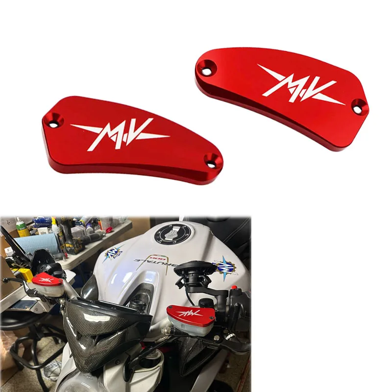 motorcycly Brake Fluid Tank Cap Cover For MV Agusta Brutale 800 750 910 920 989 1078 1090 F4R F4 312