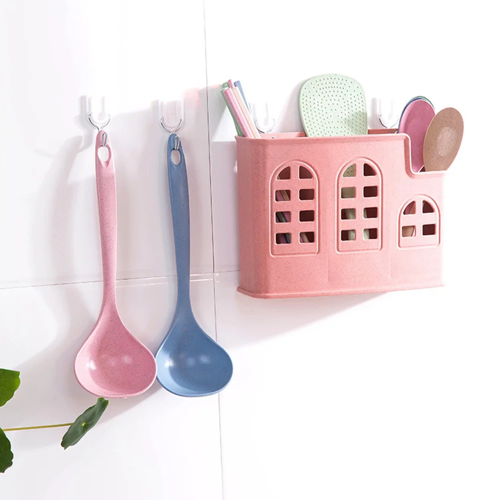 

Long Handle Soup Spoon Wheat Straw Material Food Grade Eco Friendly Ladle For Porridge Soup Kitchen Use Blue