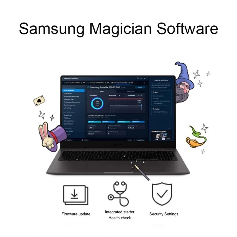 SAMSUNG-Unidade de estado sólido portátil, disco de armazenamento móvel, USB 3.2 tipo C, 460 MB/s para PC e Mac, 100% original, T5 EVO, PSSD, 2TB, 4TB, 8TB