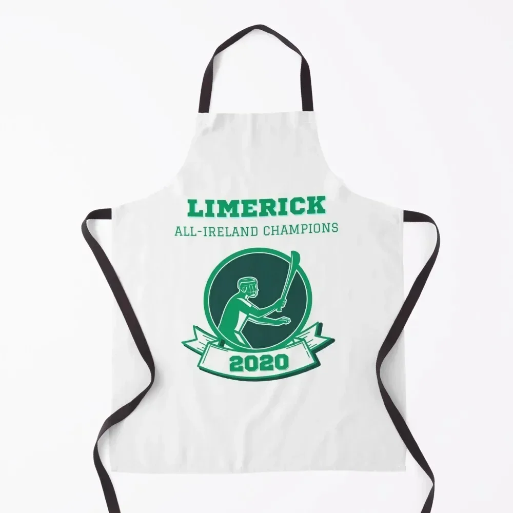 

Limerick Hurling All Ireland Champions 2020 GAA Apron christmas kitchen cloths Restaurant Customizable kitchen item Apron