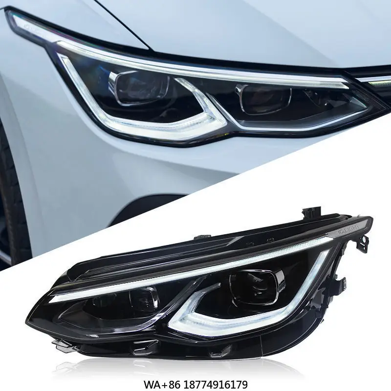 

Suitable for 21-24 8 Headlamp Assembly Modified with High-end LED Daytime Running Lights and Flow Turn Signals