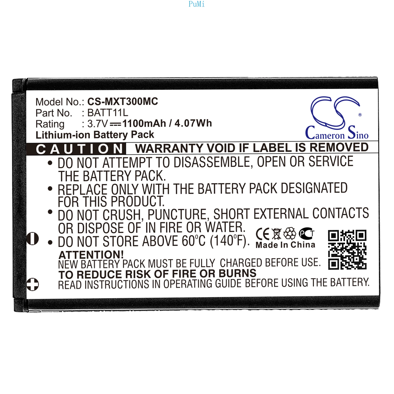 Cameronsino 1100Mah…