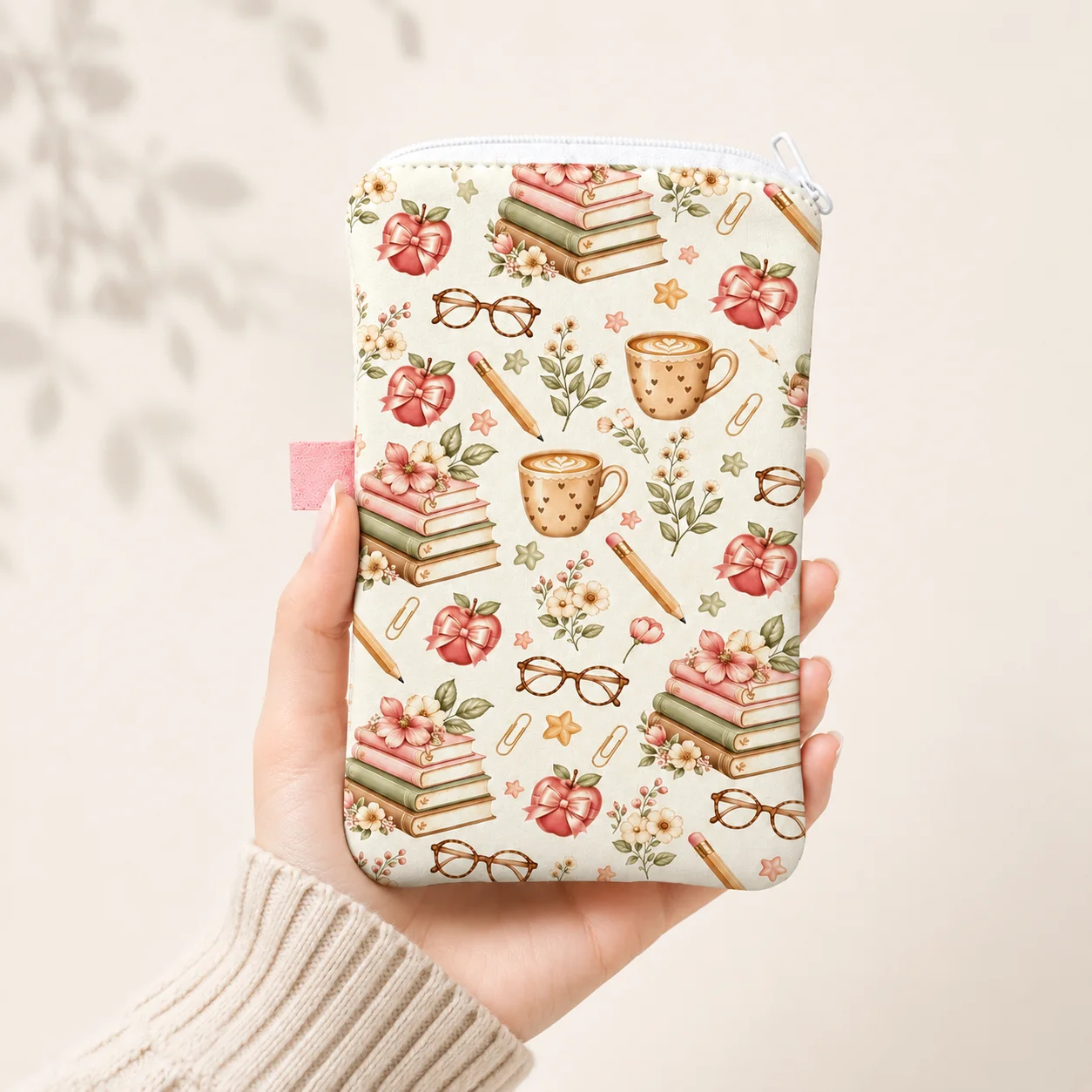 Book Coffee Floral Phone Pouch - Index Tab Divider review and price