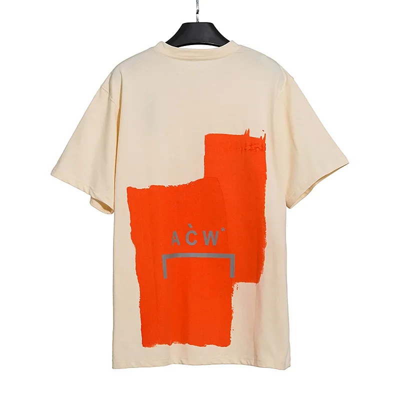 Apricot T Shirts A-COLD-WALL Tops Tee Men Woman Good Quality Fashion Pattern Short Sleeve Men Woman