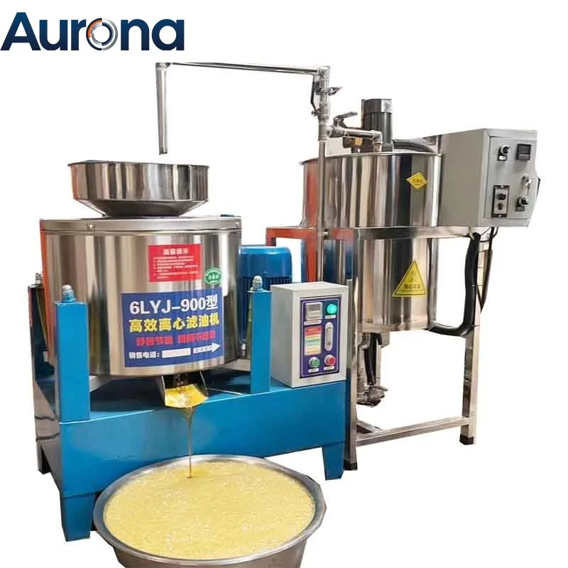 【Industrial】Model 900 Stainless Steel Centrifugal Fine Oil Filter Machine, Separator For Peanut Rapeseed Palm Oil Mill