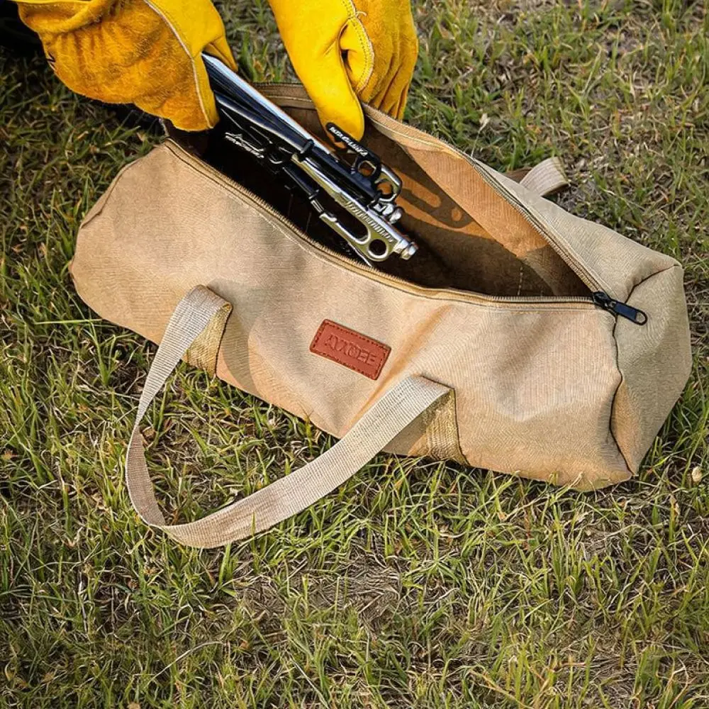 Cylinder Camping Tool Storage Bag Portable Case For For AYXSEE Tent Pegs Organizer For Outdoor Hiking Camping Supplies