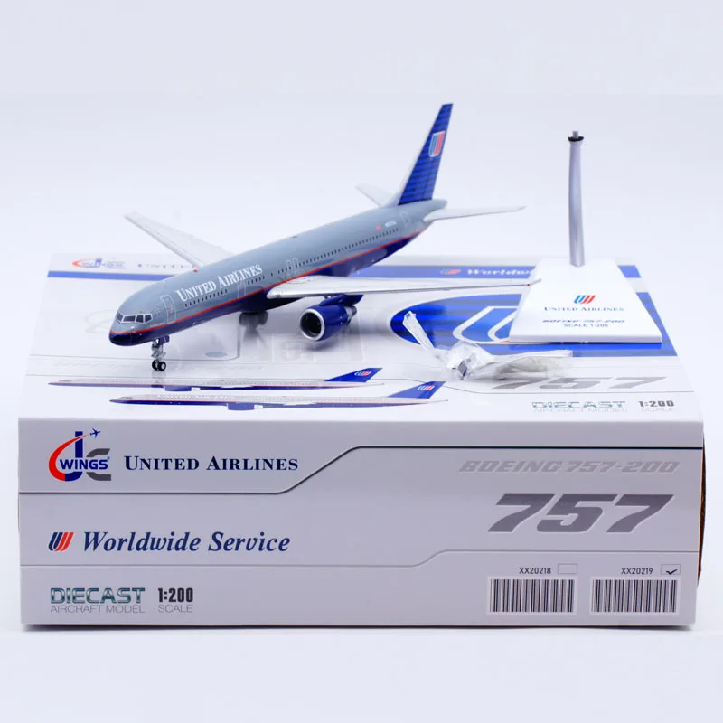 XX20219 Alloy Collectible Plane Gift JC Wings 1:200 United Airlines 