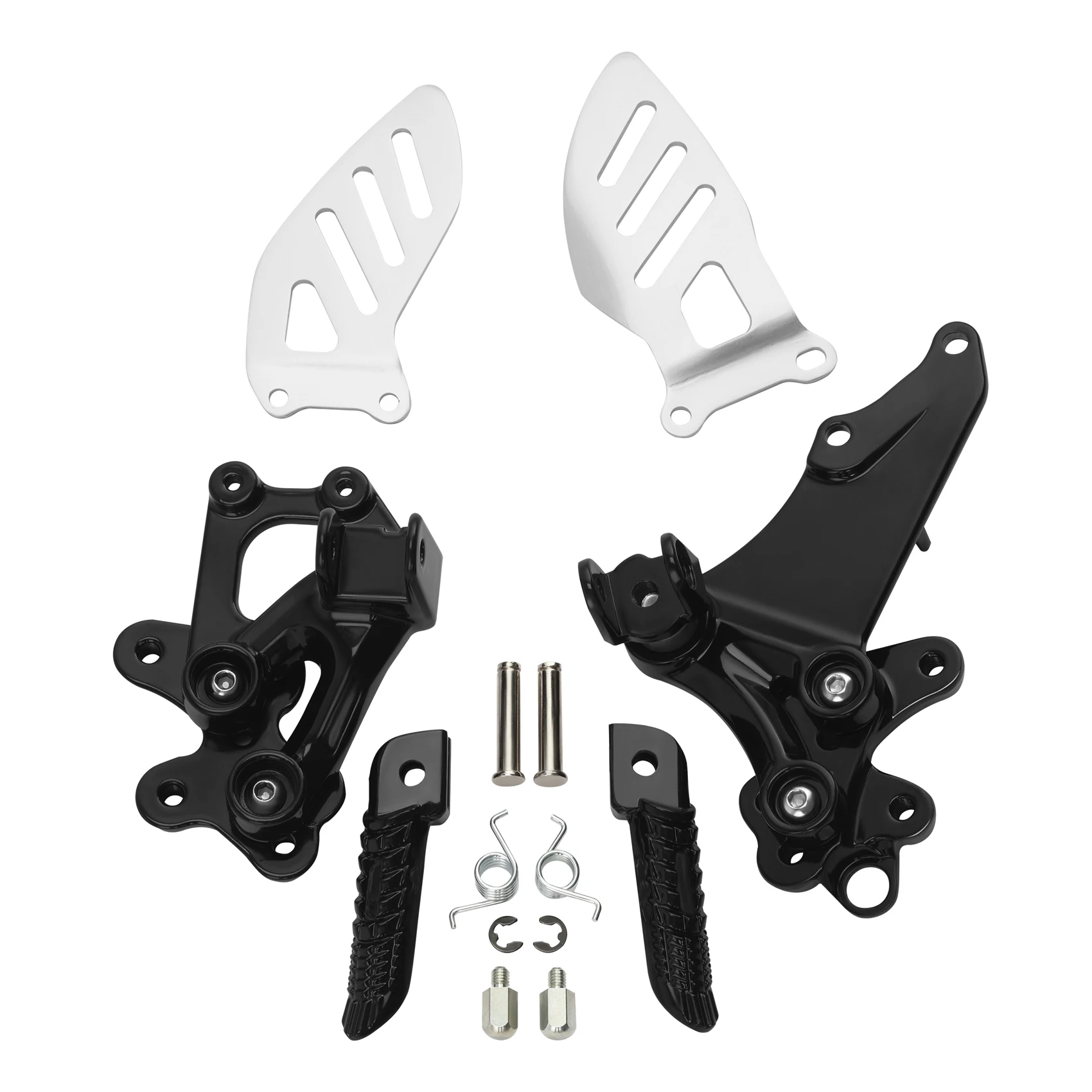 Motorcycle Front Footrest Foot Pegs Bracket Set For SUZUKI GSXR 600/750 2006-2010 2007 2008 2009 Aluminum alloy