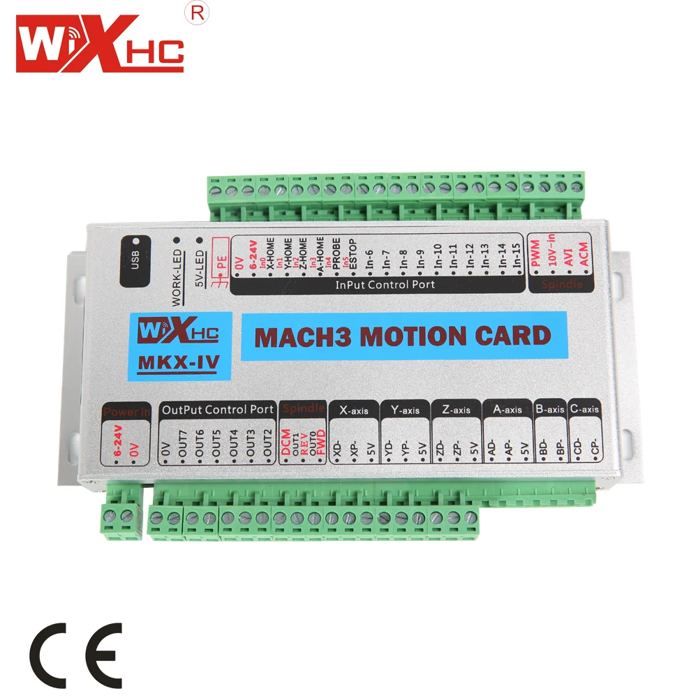 

XHC High Quality Mach3 Usb Cnc Controller 3 Axis and 4axis 2000KHZ(2MHZ) for Cnc Engraving Machine mach3 System Use