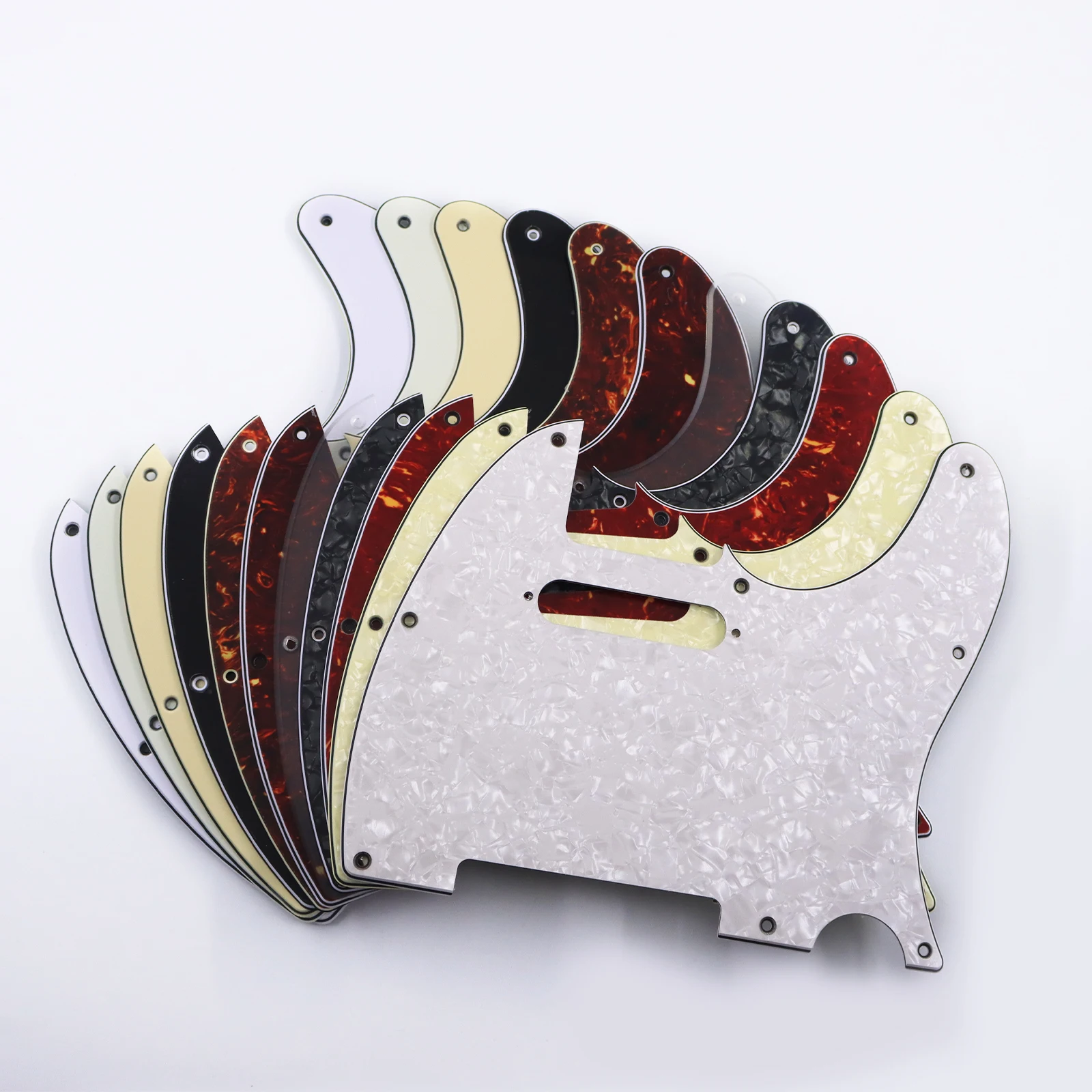 Plaque de protection anti-rayures RUKOVA 8 trous pour guitares électriques modernes TL, FD, ST (USA, Mexique)