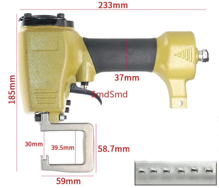 Pneumatic air Partition Wall Ceiling Pliers Dual-purpose Keel Pliers Air Outlet Riveting Punching tools
