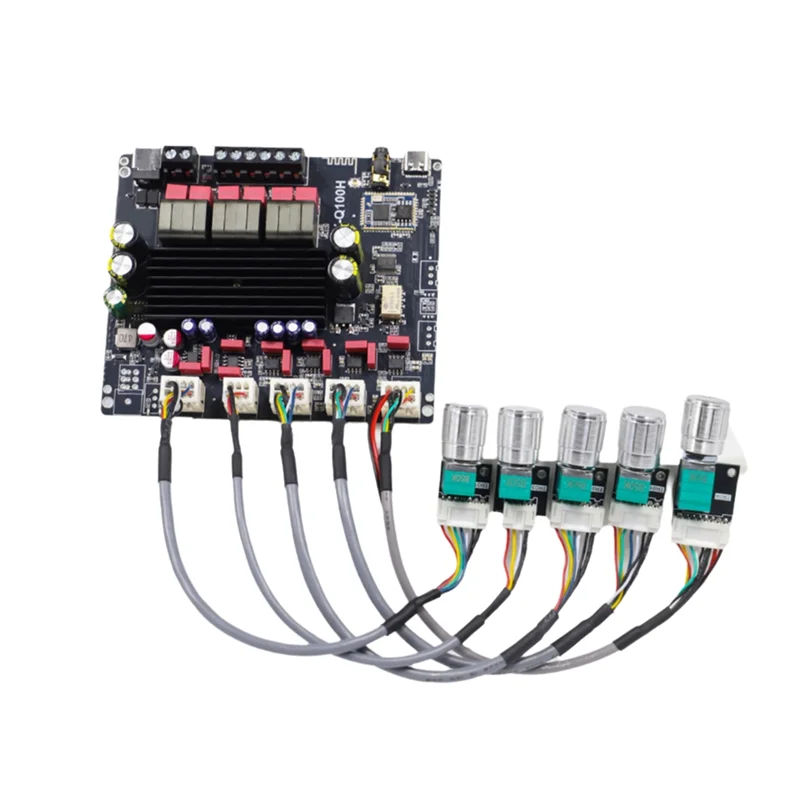 

B24B Q100H Bluetooth цифровой усилитель плата 2,1-канальный 50Wx2 + 100 Вт плата усилителя сабвуфера TPA3116 поддерживает Qualcomm Apt