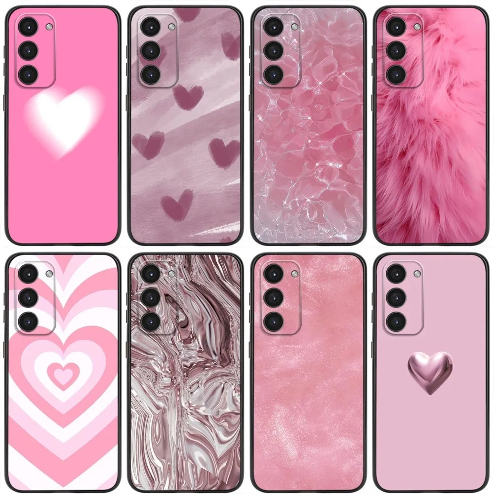 

pink Phone Case Original Case For Samsung Galaxy A20,A21s,A22,A31,A32,A52,A53,A72,73,A80,A91 Soft Black Cover