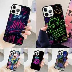 Jinx Arcane phone case Cover For iPhone 14 15 16 Pro Max SE 2020 coque For apple 11 12 13 Pro Max Mini 7 8 Plus