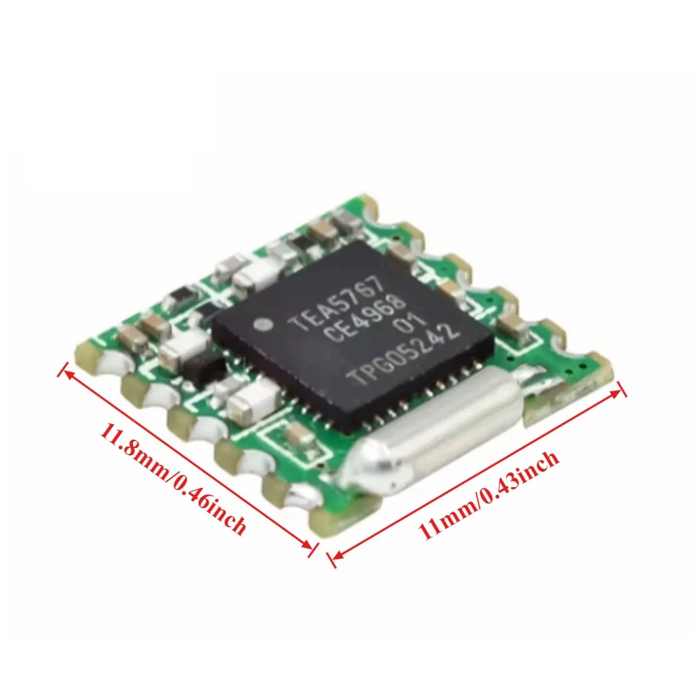 Módulo de Radio FM TEA5767, placa receptora estéreo Digital, Control I2C de 76-108MHz para sistema de Audio de coche, proyecto Arduino DIY